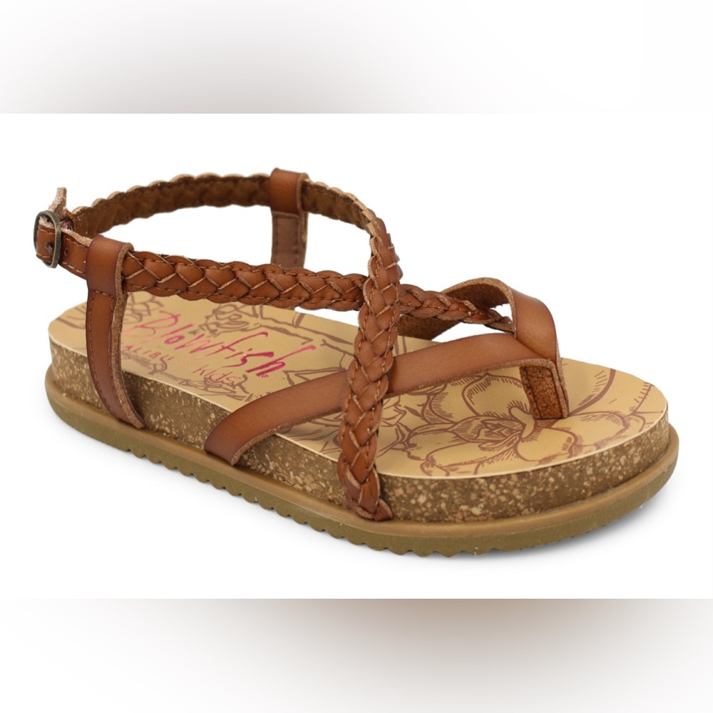 NEW Blowfish Brown Braided Sandals sz 8